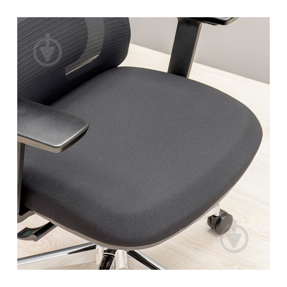 Крісло Richman Декарт Хром сітка чорний - фото 6 Крісло Richman Декарт Хром сітка чорний - фото 6