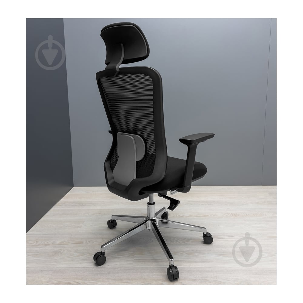 Крісло Richman Декарт Хром сітка чорний - фото 4 Крісло Richman Декарт Хром сітка чорний - фото 4