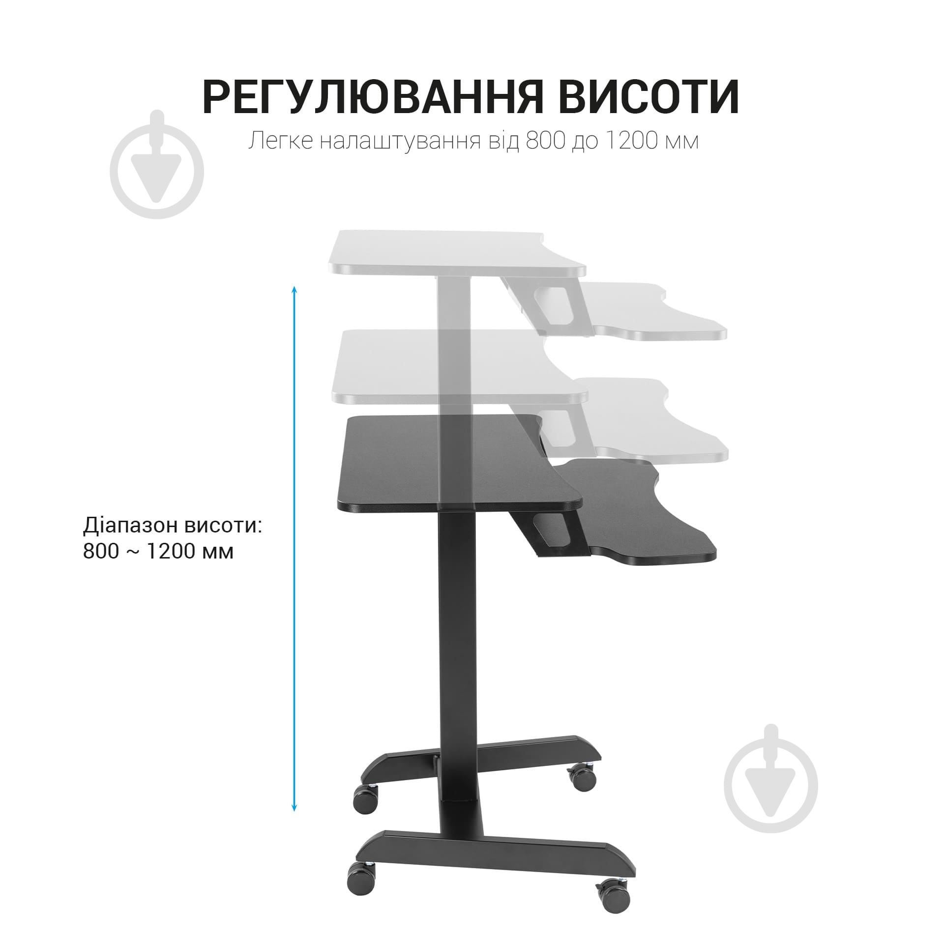 Стіл комп'ютерний OfficePro ODM460B - фото 12