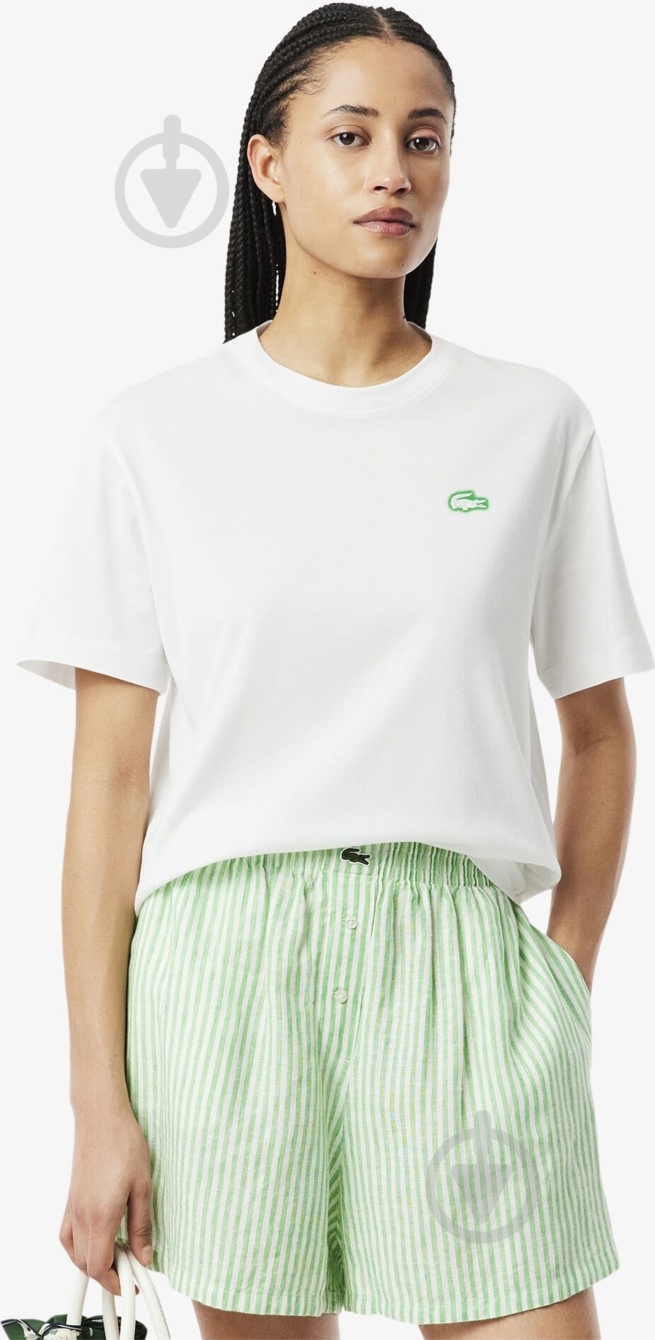 Футболка Lacoste TF9596-001 р.р.34 белый - фото 2
