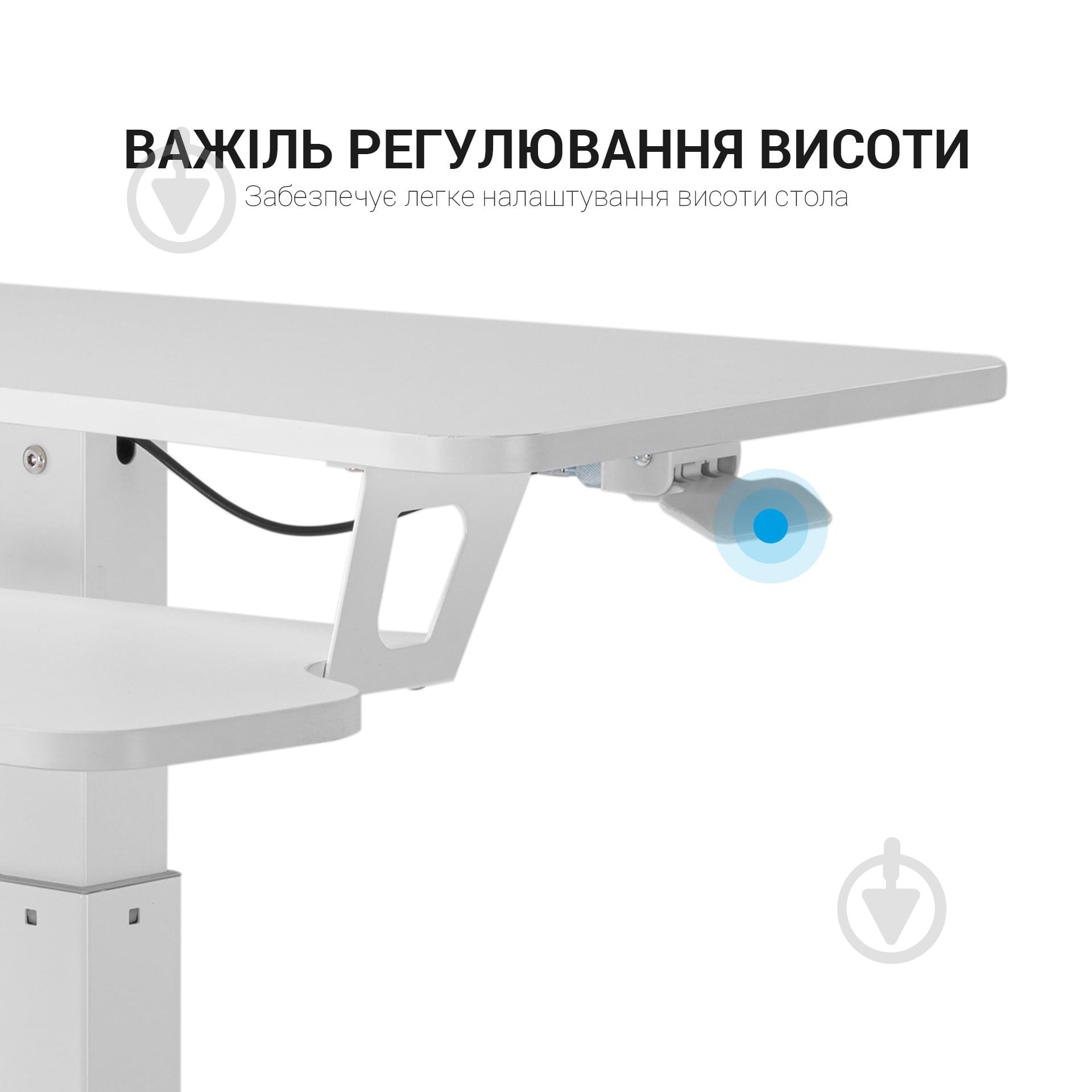 Стіл комп'ютерний OfficePro ODM460W - фото 11