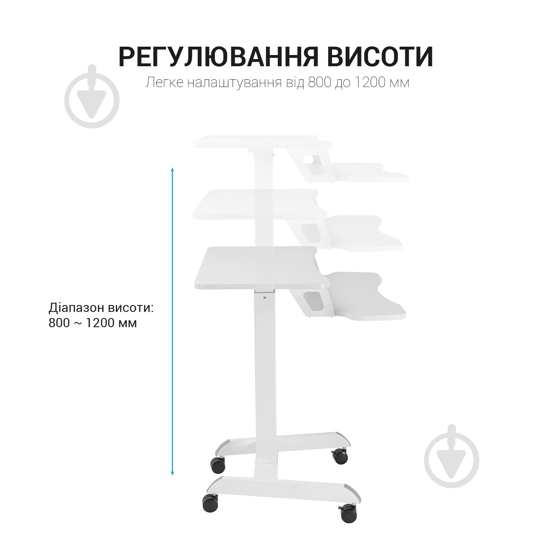 Стіл комп'ютерний OfficePro ODM460W - фото 12