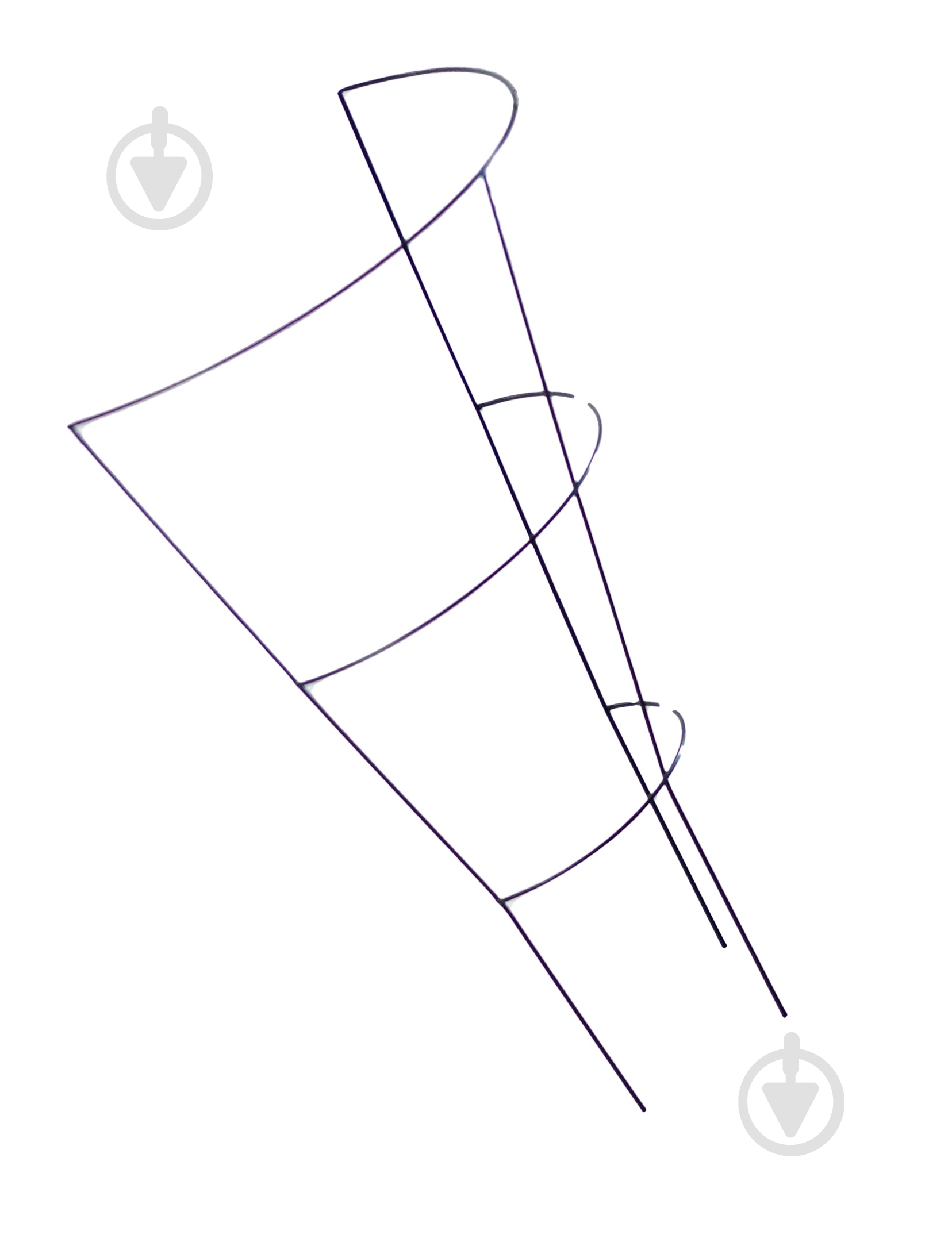 Опора полупирамида 350х210х105 мм - фото 1