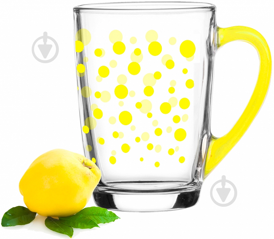Чашка Glasmark Yellow Dots 300 мл 10-0052-0300-7195-84 - фото 1