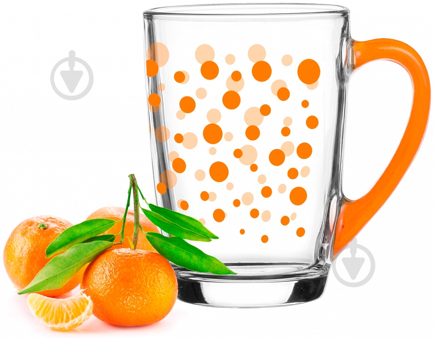 Чашка Glasmark Orange Dots 300 мл 10-0052-0300-7195-17 - фото 1