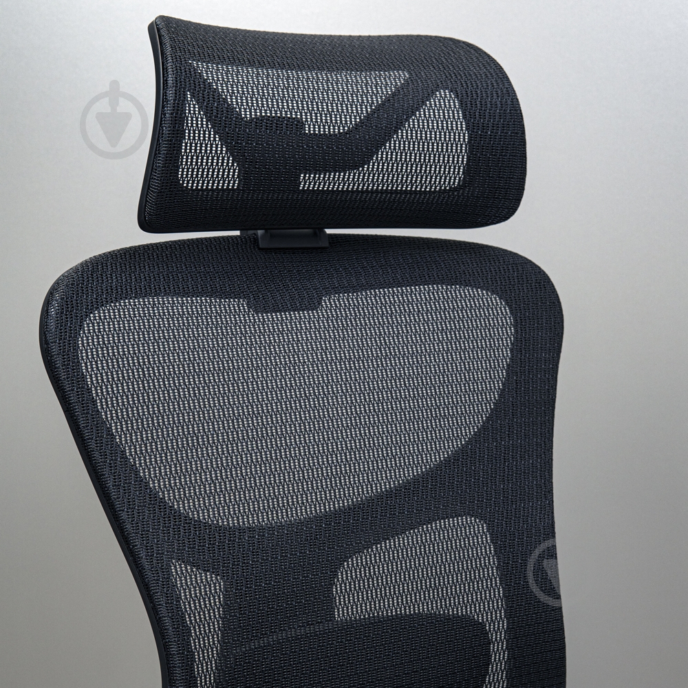 Крісло Richman Ергостар хром multibuttons slider/3d/2d сітка чорний - фото 11