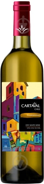 Вино Cartaval Chardonnay белое сухое 0,75 л - фото 1 Вино Cartaval Chardonnay белое сухое 0,75 л - фото 1