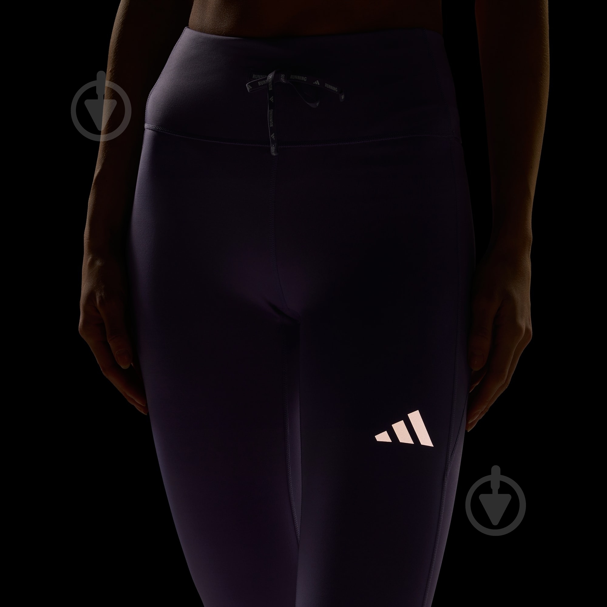 Тайтсы Adidas KQ8196 р.S фиолетовый - фото 2 Тайтсы Adidas KQ8196 р.S фиолетовый - фото 2