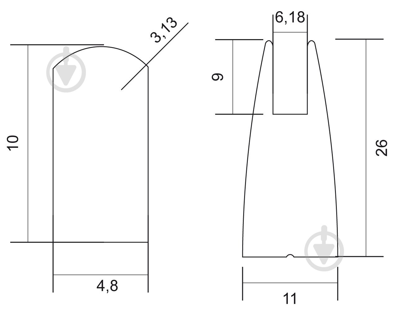 Мебельная ручка профильная DC DL 7955/96 BLKM/ChGl 96 мм 148905 черный матовый/ шампань золотой - фото 2 Мебельная ручка профильная DC DL 7955/96 BLKM/ChGl 96 мм 148905 черный матовый/ шампань золотой - фото 2