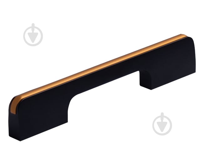Мебельная ручка профильная DC DL 7955/128 BLKM/ChGl 128 мм 148906 черный матовый/ шампань золотой - фото 1 Мебельная ручка профильная DC DL 7955/128 BLKM/ChGl 128 мм 148906 черный матовый/ шампань золотой - фото 1