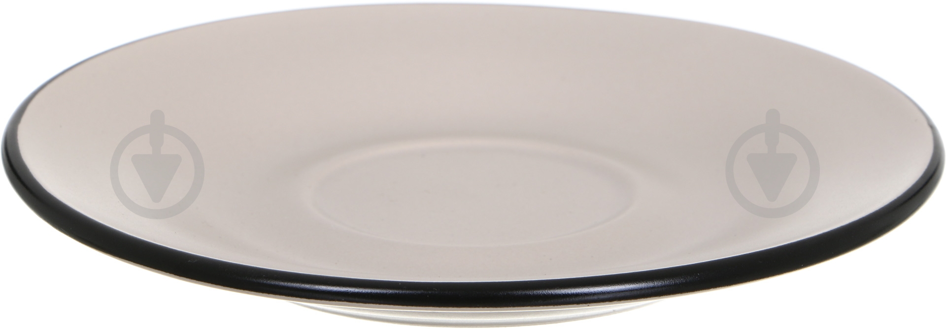 Чашка с блюдцем Matte 240 мл кремовая - фото 3