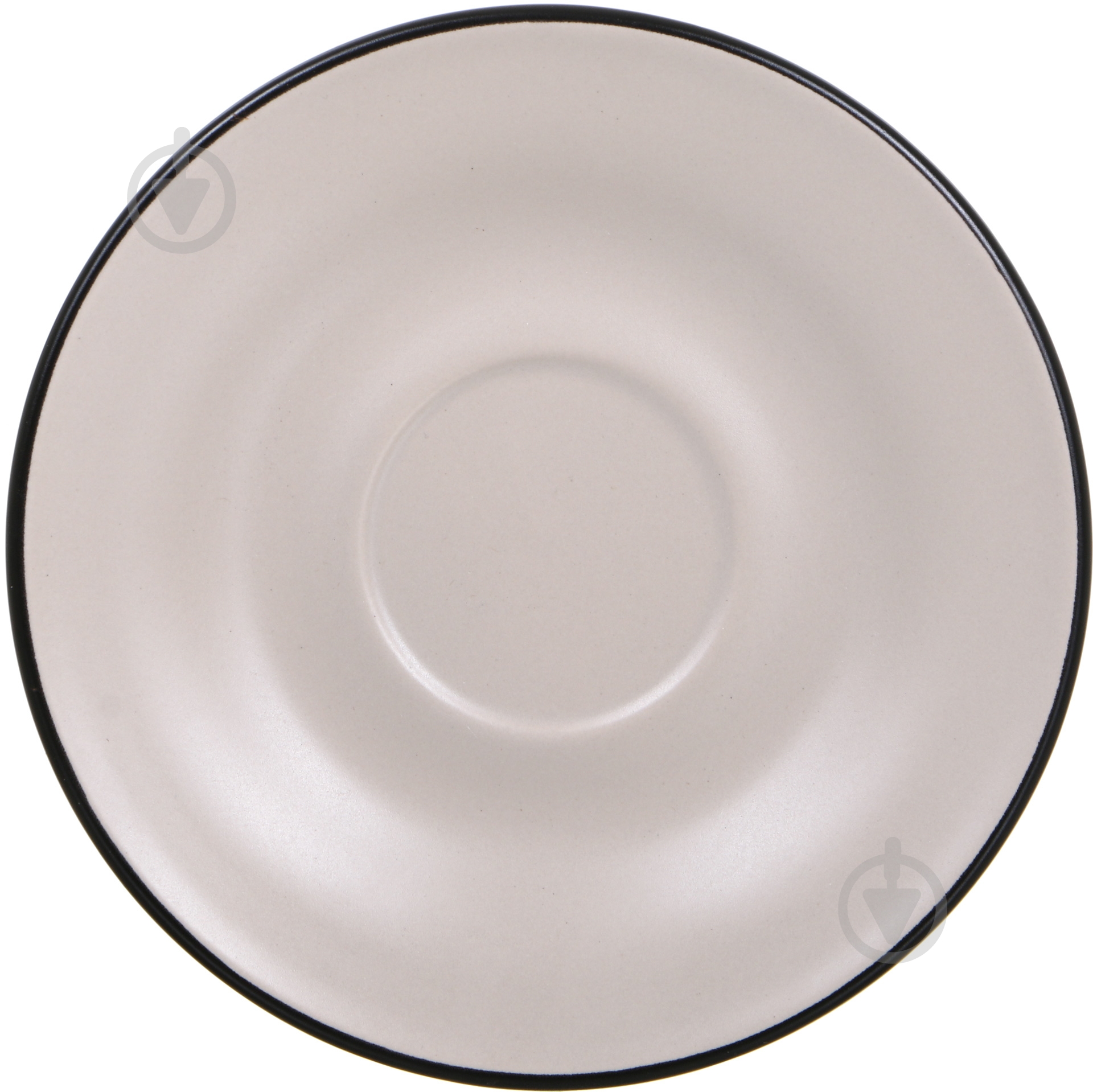 Чашка с блюдцем Matte 240 мл кремовая - фото 4