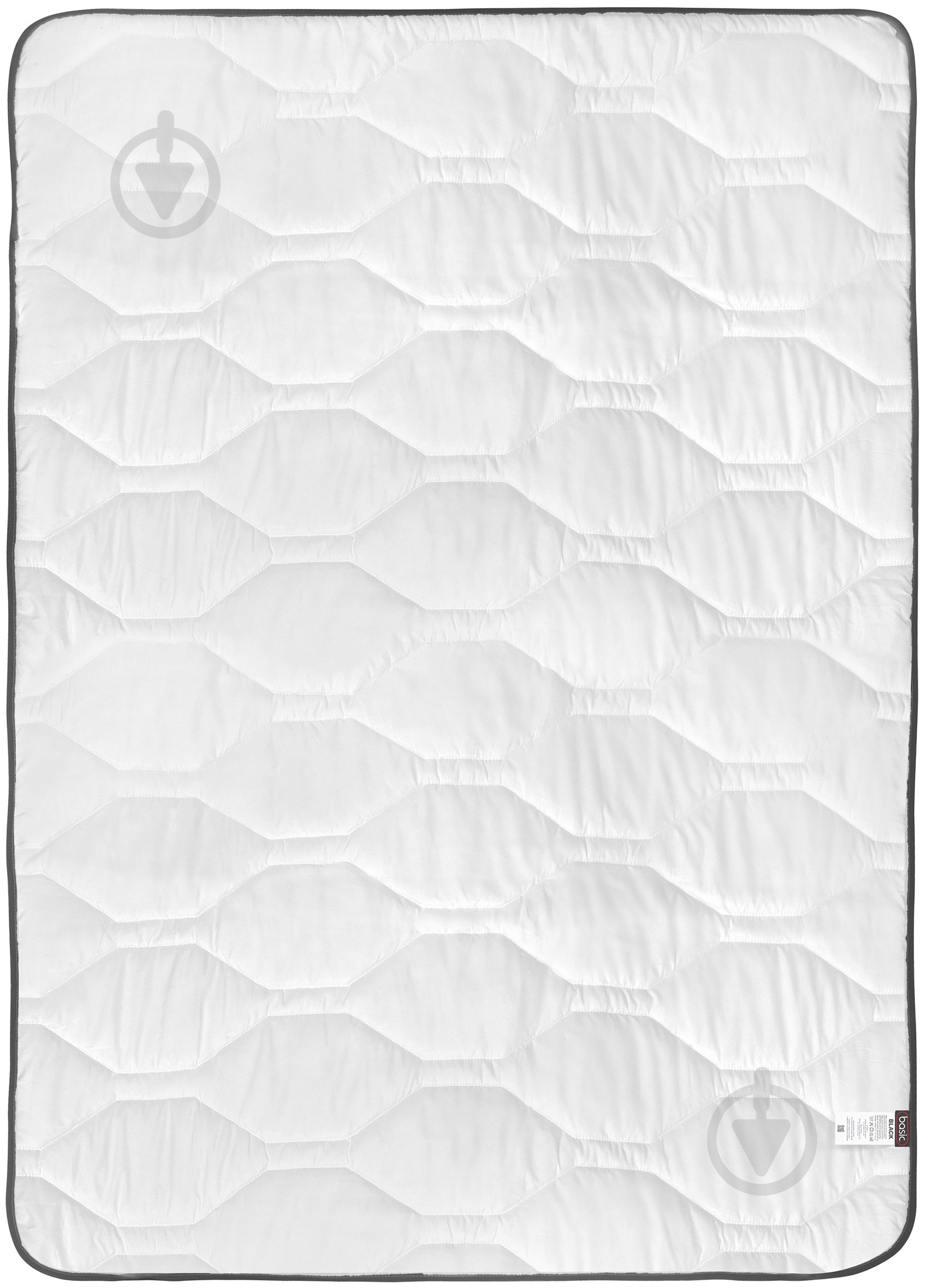 Ковдра Basic Black 155x215 см Sonex білий із чорним - фото 3