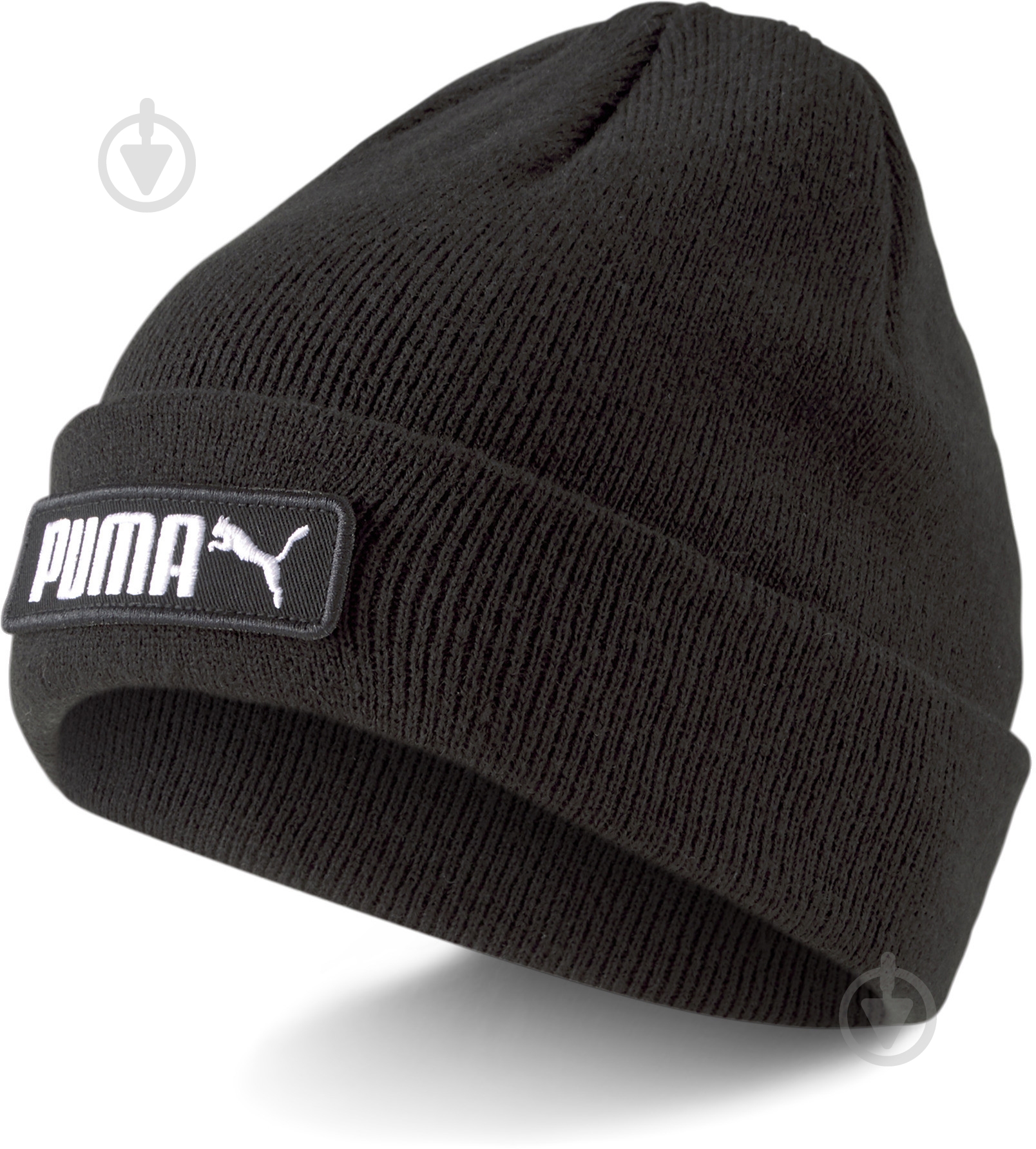 Шапка Puma Classic Cuff Beanie 02343401 р.one size чорний - фото 1 Шапка Puma Classic Cuff Beanie 02343401 р.one size чорний - фото 1