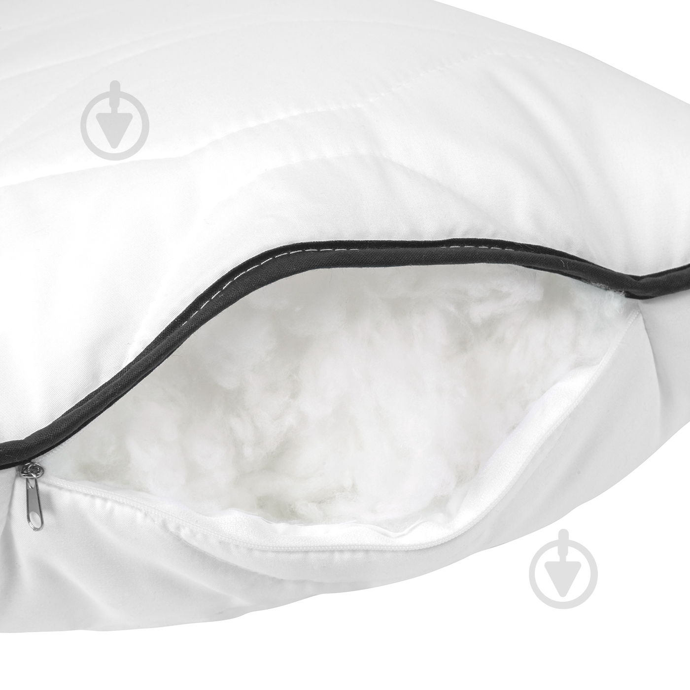 Подушка Basic Black 2 шт. Sonex 50x70 см белый с черным - фото 4