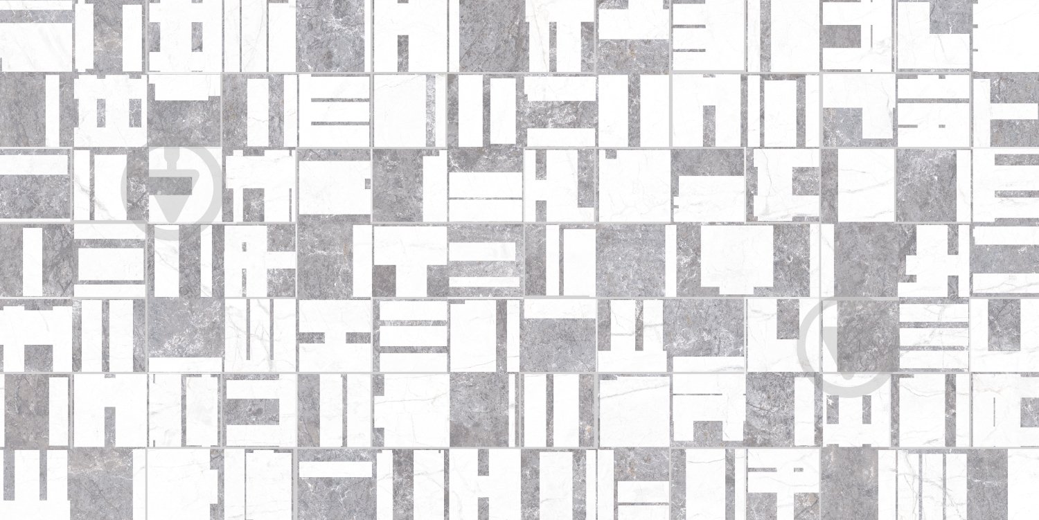 Плитка Emigres Zurich дек Дрезден Грис 60х120 - фото 1
