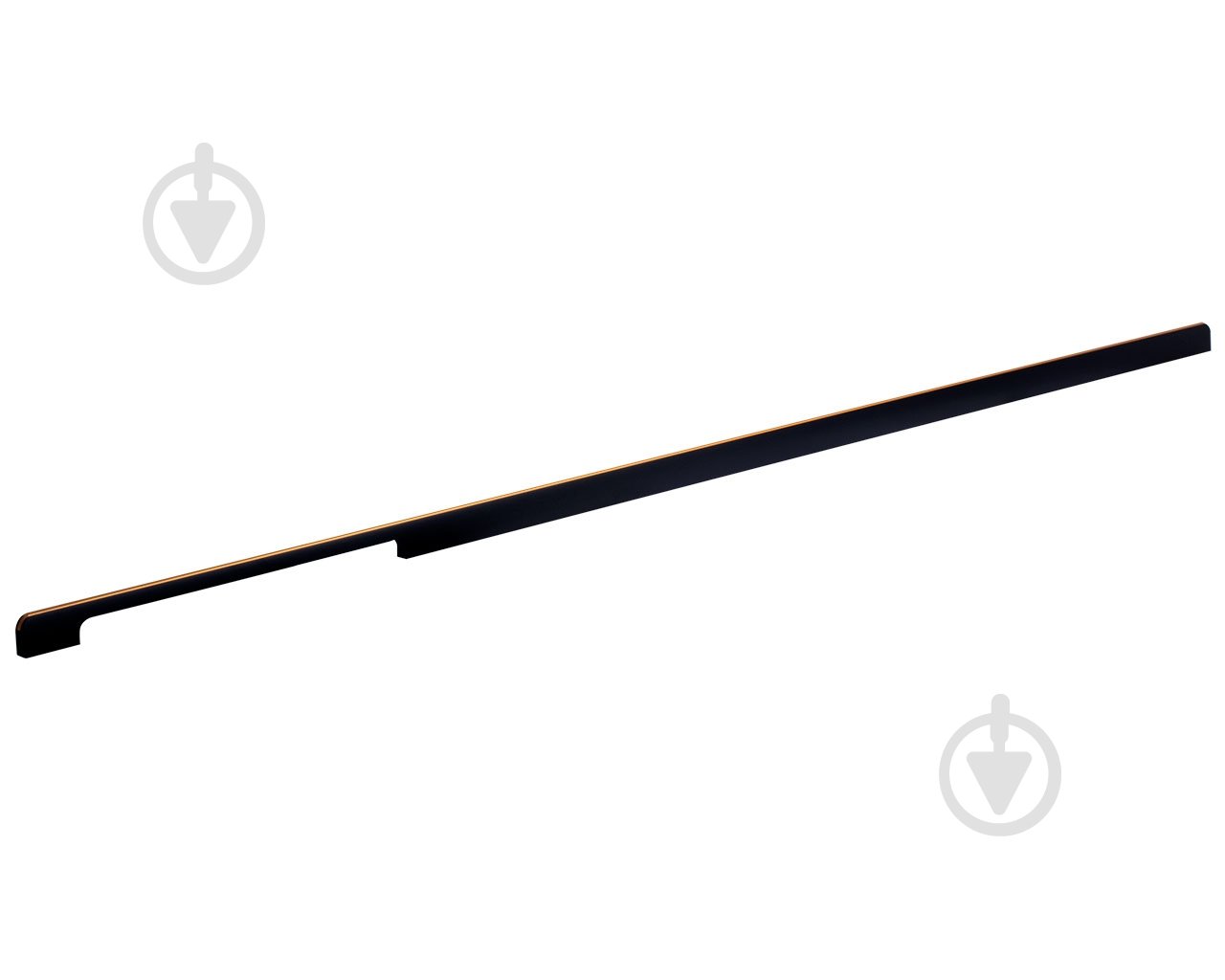 Меблева ручка профільна DC DL 7955/768 BLKM/ChGl 768 мм 148913 чорний матовий/ шампань золотий - фото 2 Меблева ручка профільна DC DL 7955/768 BLKM/ChGl 768 мм 148913 чорний матовий/ шампань золотий - фото 2