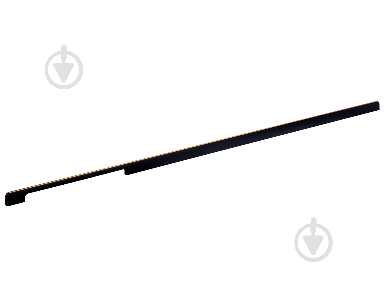 Мебельная ручка профильная DC DL 7955/960 BLKM/ChGl 960 мм 148914 черный матовый/ шампань золотой - фото 2 Мебельная ручка профильная DC DL 7955/960 BLKM/ChGl 960 мм 148914 черный матовый/ шампань золотой - фото 2