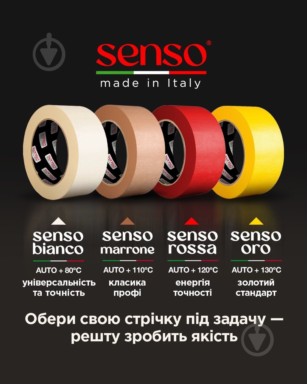 Лента малярная SENSO ROSSA AUTO +120 °C 24 мм 36,6 м красный - фото 6 Лента малярная SENSO ROSSA AUTO +120 °C 24 мм 36,6 м красный - фото 6