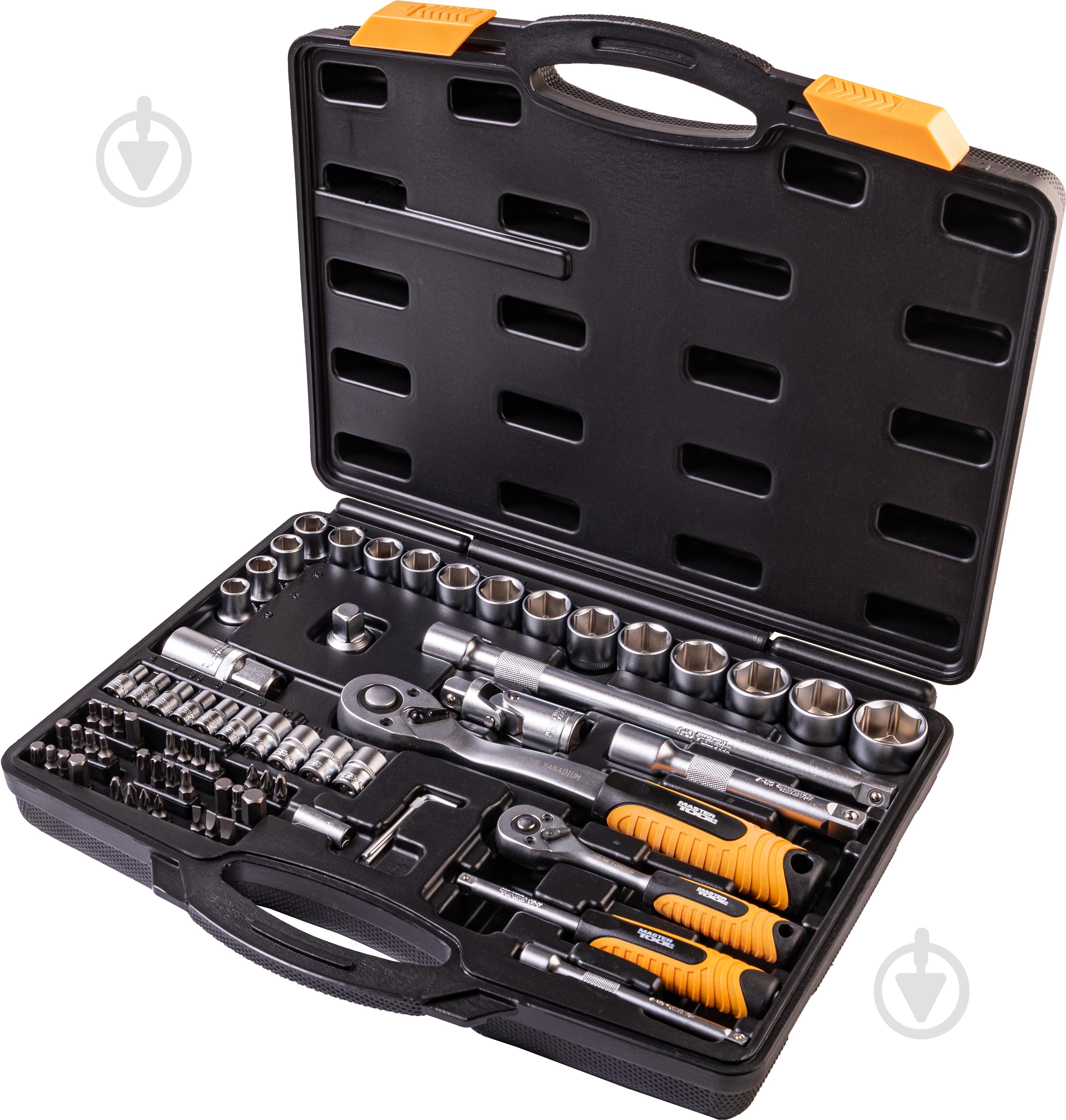 Набор ручного инструмента MasterTool 72 шт. 78-5072-PF - фото 1
