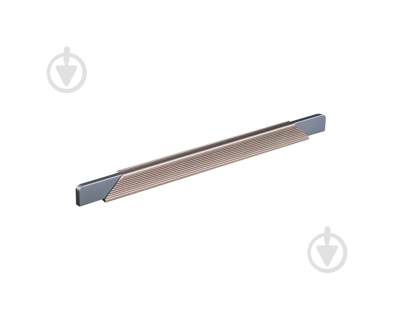 Мебельная ручка профильная DC DL 9389/128 ChSl/GR 128 мм 148873 шампань/ графит - фото 1 Мебельная ручка профильная DC DL 9389/128 ChSl/GR 128 мм 148873 шампань/ графит - фото 1