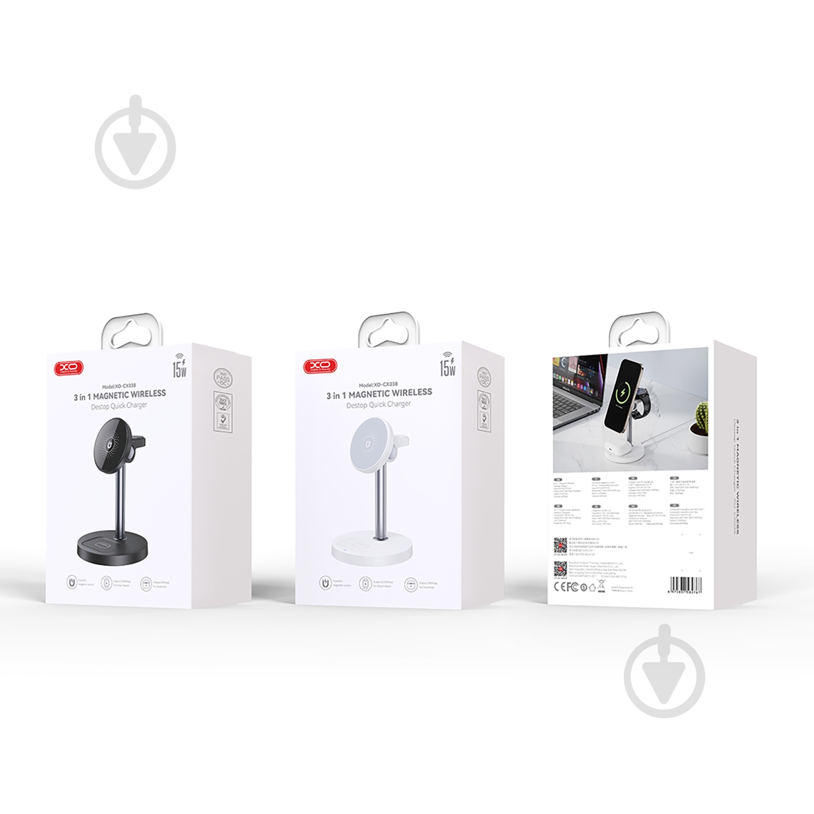 Беспроводное зарядное устройство Xo CX038.black - фото 5 Беспроводное зарядное устройство Xo CX038.black - фото 5