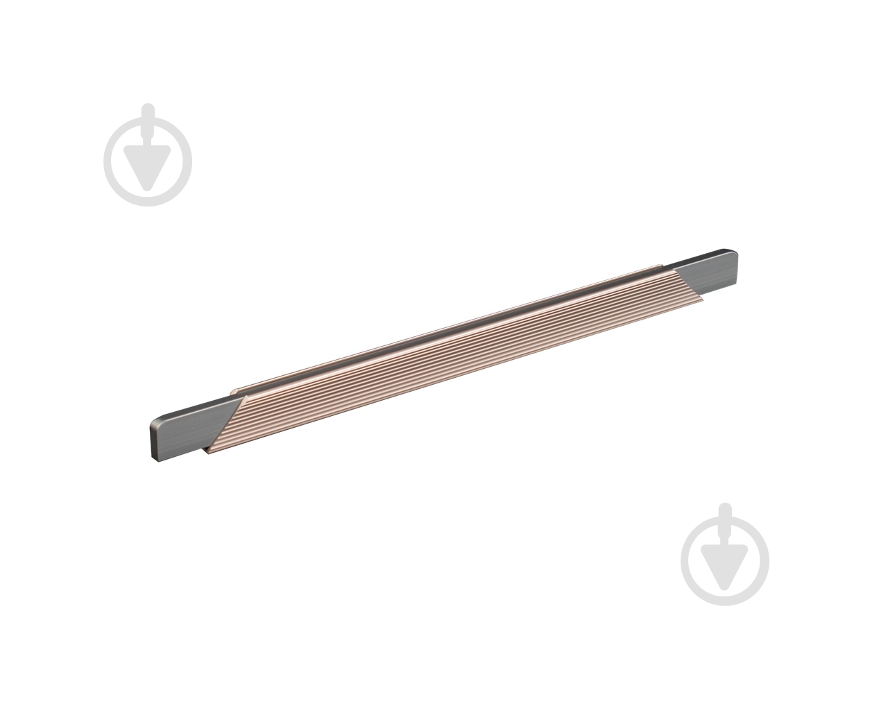 Мебельная ручка профильная DC DL 9389/192 ChSl/GR 192 мм 148874 шампань/ графит - фото 1 Мебельная ручка профильная DC DL 9389/192 ChSl/GR 192 мм 148874 шампань/ графит - фото 1