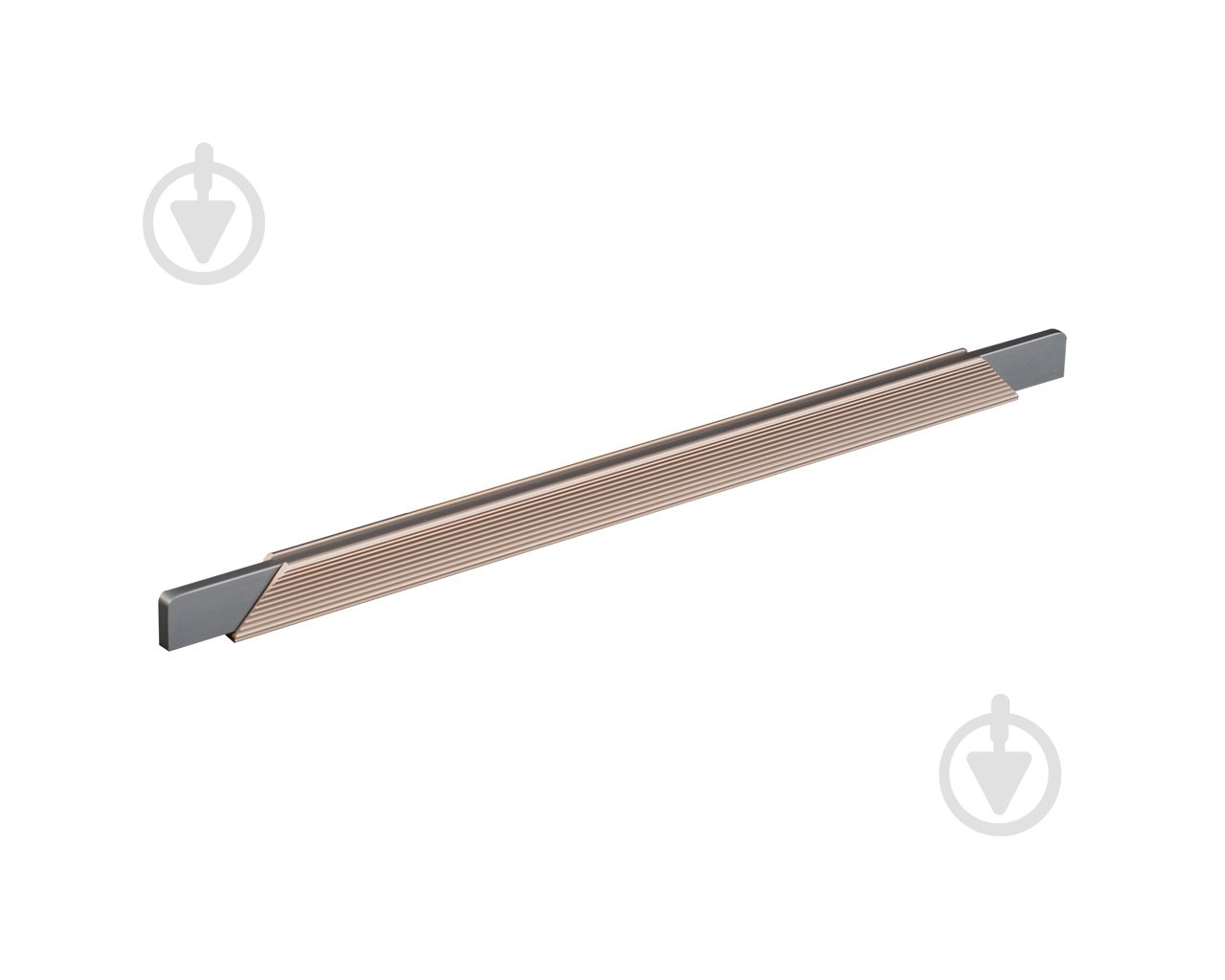 Мебельная ручка профильная DC DL 9389/320 ChSl/GR 320 мм 148876 шампань/ графит - фото 1 Мебельная ручка профильная DC DL 9389/320 ChSl/GR 320 мм 148876 шампань/ графит - фото 1