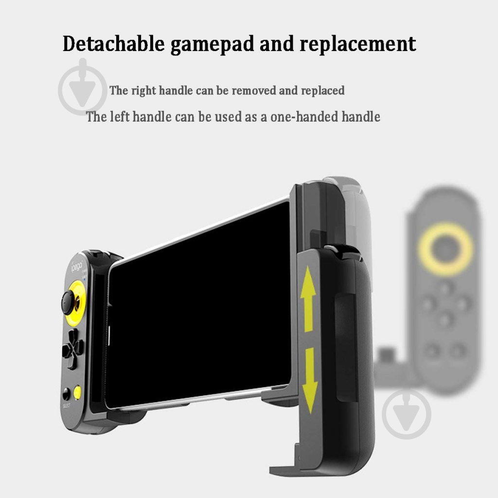 Геймпад Ipega Безпроводной геймпад аркадный PG-9167 Bluetooth Black - фото 4