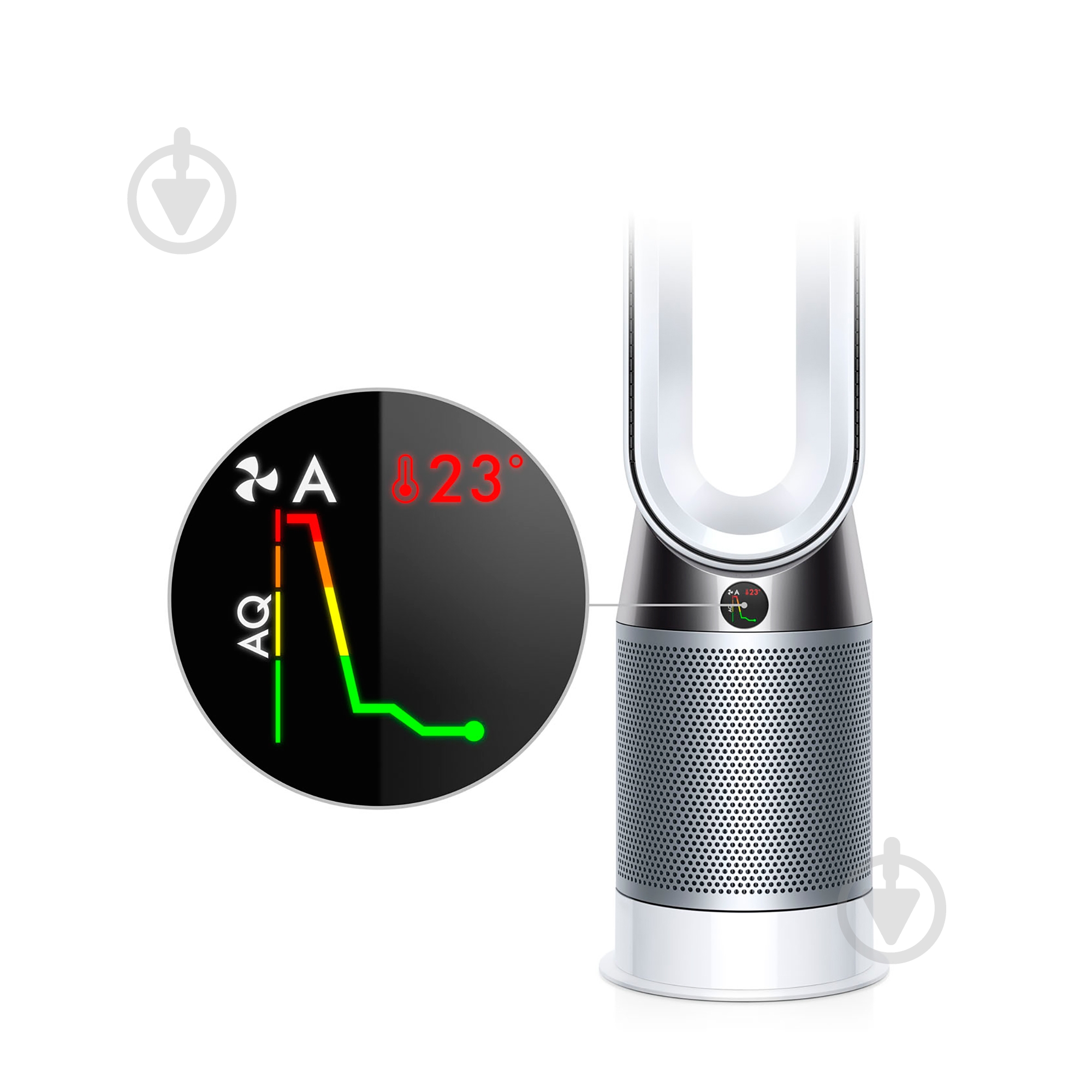 【ゴンベ】Dyson Pure hot + cool ダイソン Dyson Pure Hot + Cool HP00ISN [アイアン/シルバー