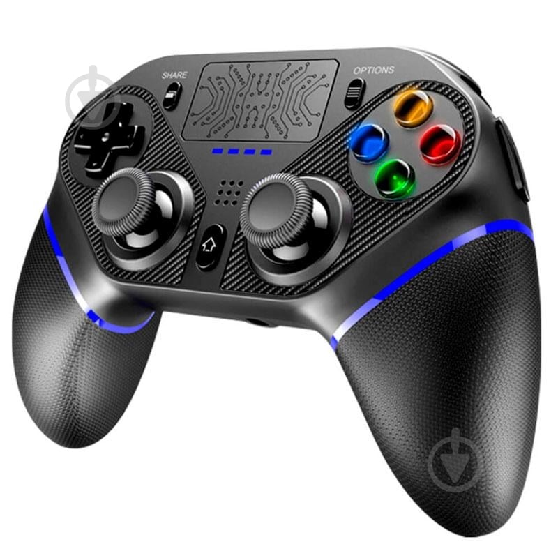 Геймпад беспроводной Ipega PG-P4010 Wireless PS4/ PS3/ PC Black - фото 2