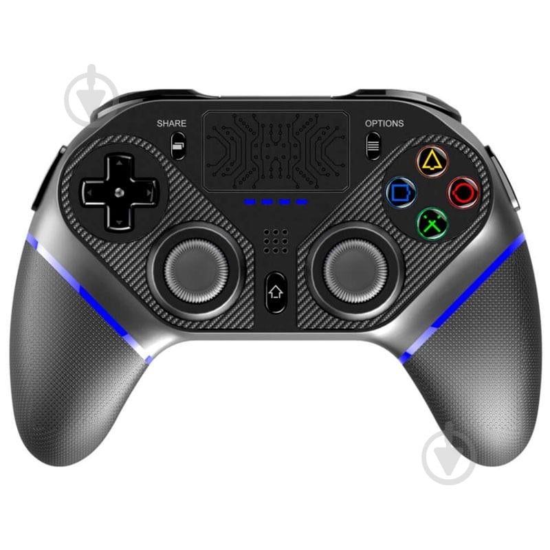 Геймпад беспроводной Ipega PG-P4010 Wireless PS4/ PS3/ PC Black - фото 1
