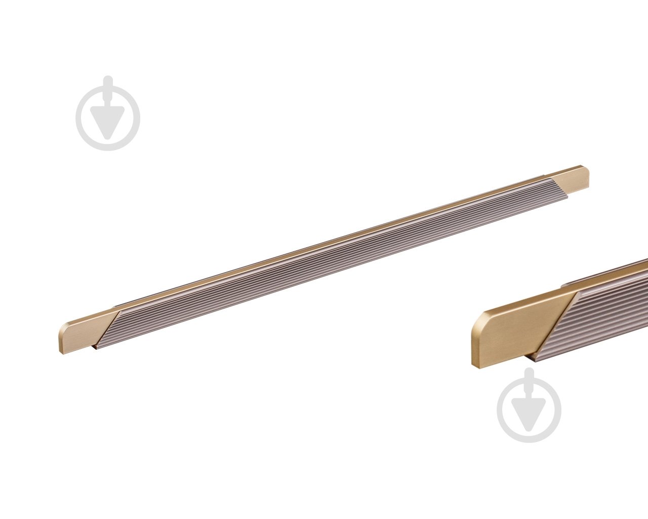 Мебельная ручка профильная DC DL 9389/416 ChSl/GMt 416 мм 148867 шампань/ золото матовое - фото 1 Мебельная ручка профильная DC DL 9389/416 ChSl/GMt 416 мм 148867 шампань/ золото матовое - фото 1