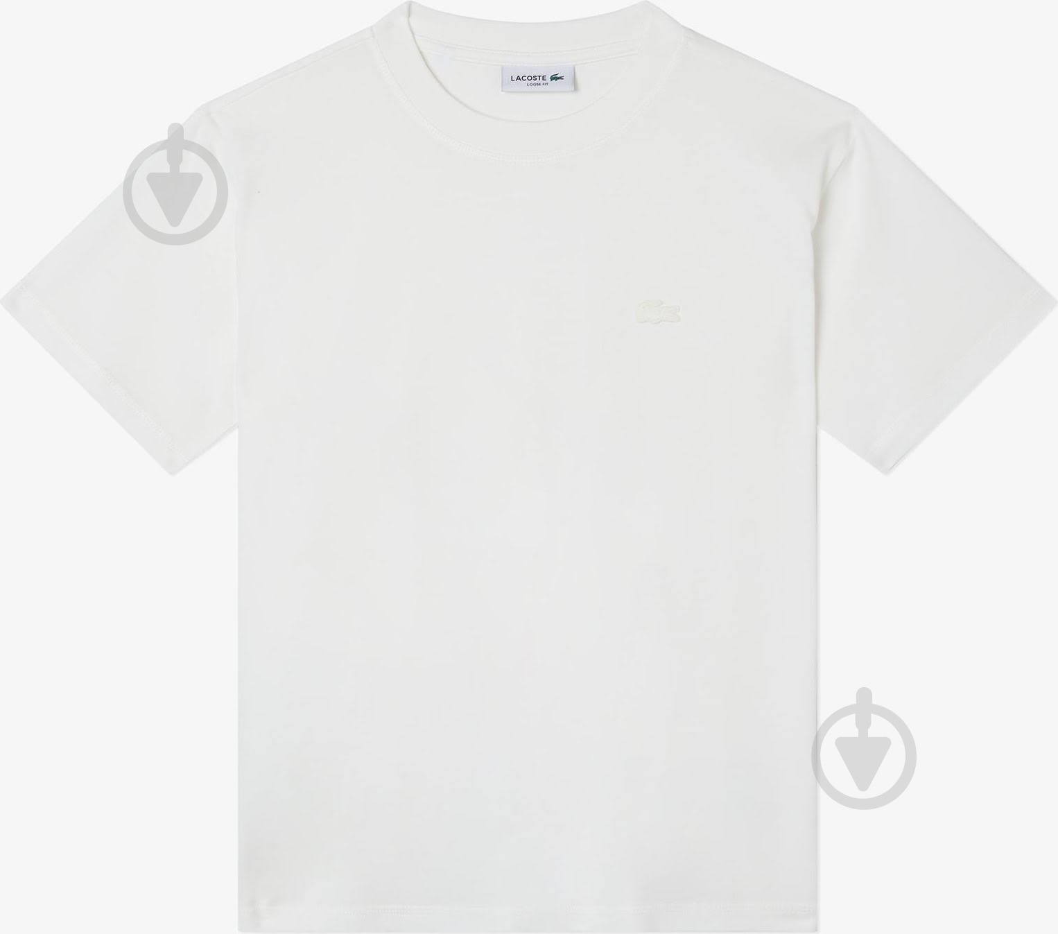 Футболка Lacoste TF0404-70V р.р.40 белый - фото 1