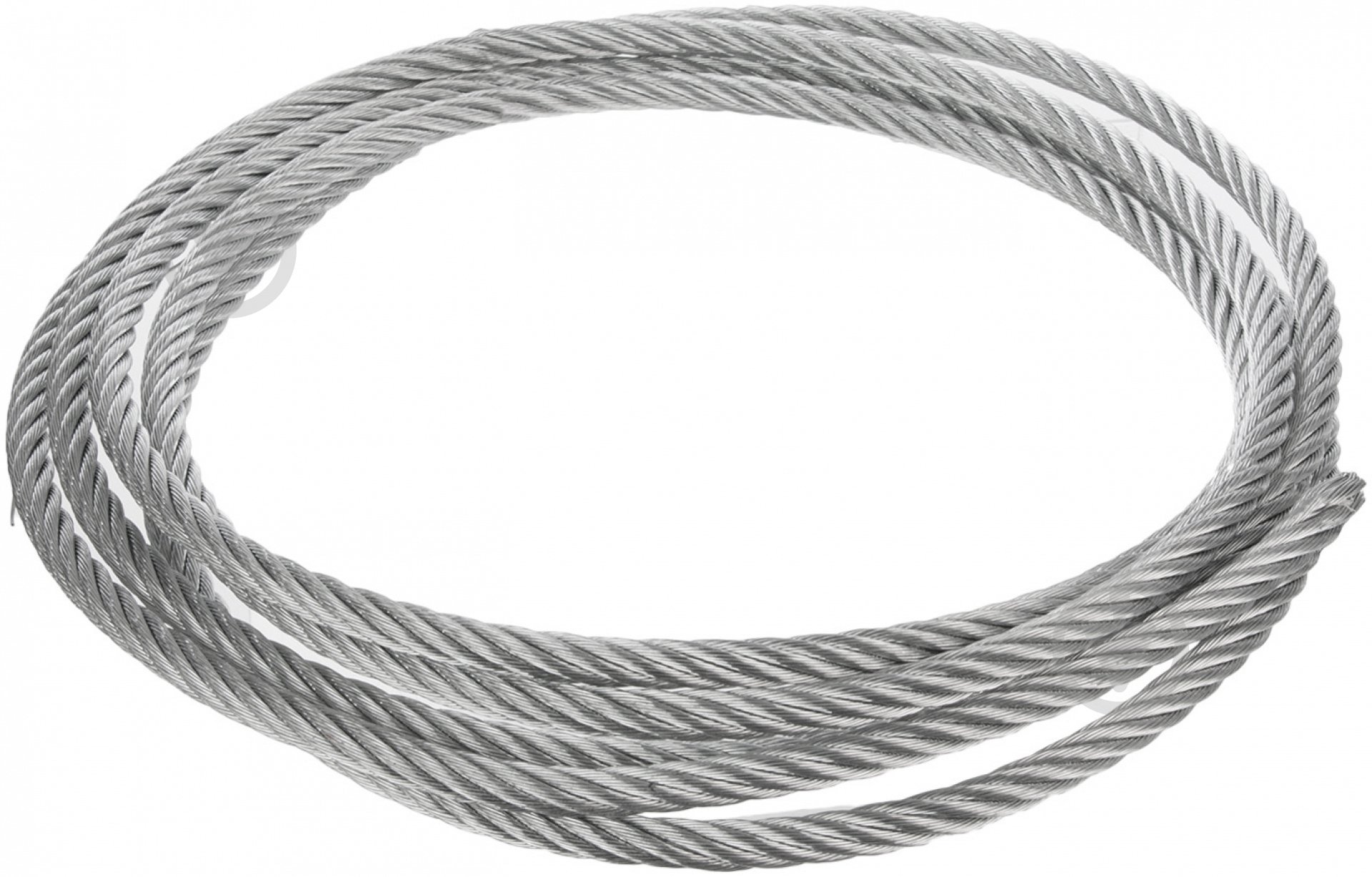 Трос нержавеющий (6х7+1FC) А4 D=3 мм на метраж пог. м DIN 3055 - фото 1