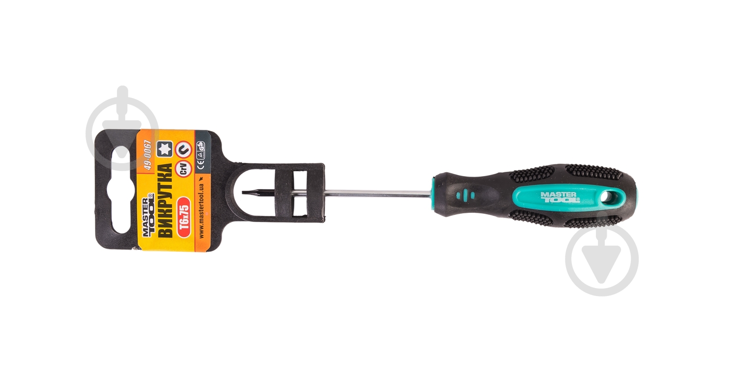 Отвертка MasterTool TORX T6x75 мм 49-0067 - фото 2