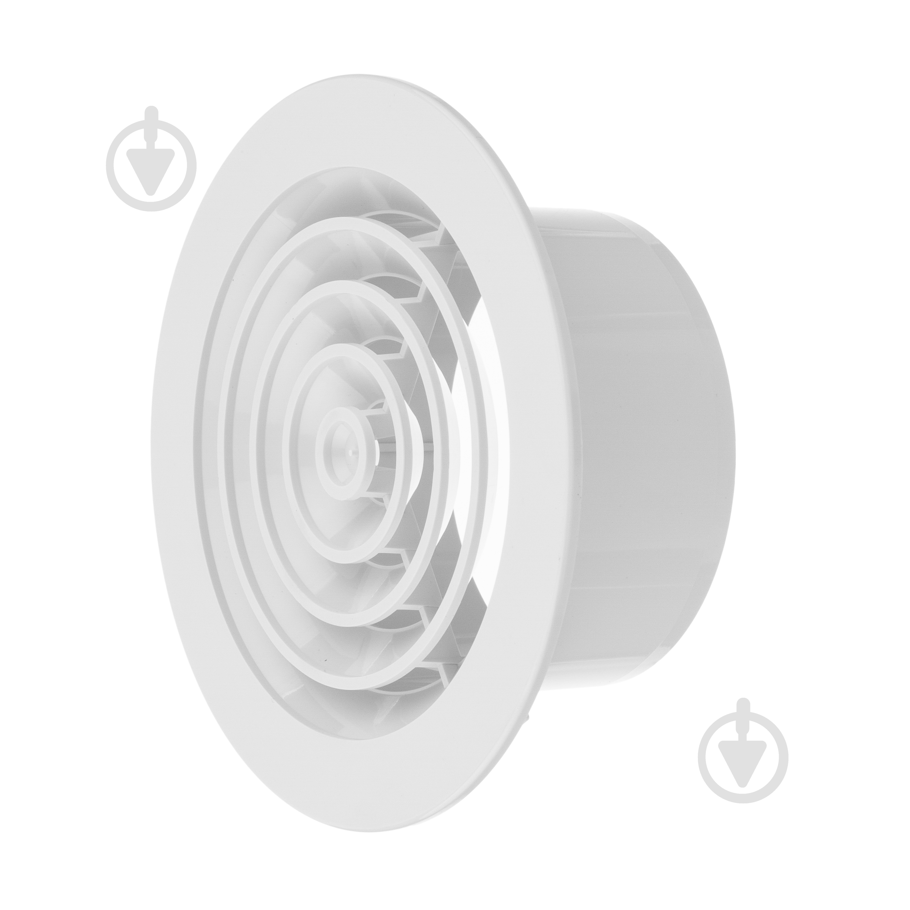 Дифузор MiniMax вентиляційний з фланцем і пружинним кріпленням d150 х d100 мм (2401) пластик білий - фото 1 Дифузор MiniMax вентиляційний з фланцем і пружинним кріпленням d150 х d100 мм (2401) пластик білий - фото 1