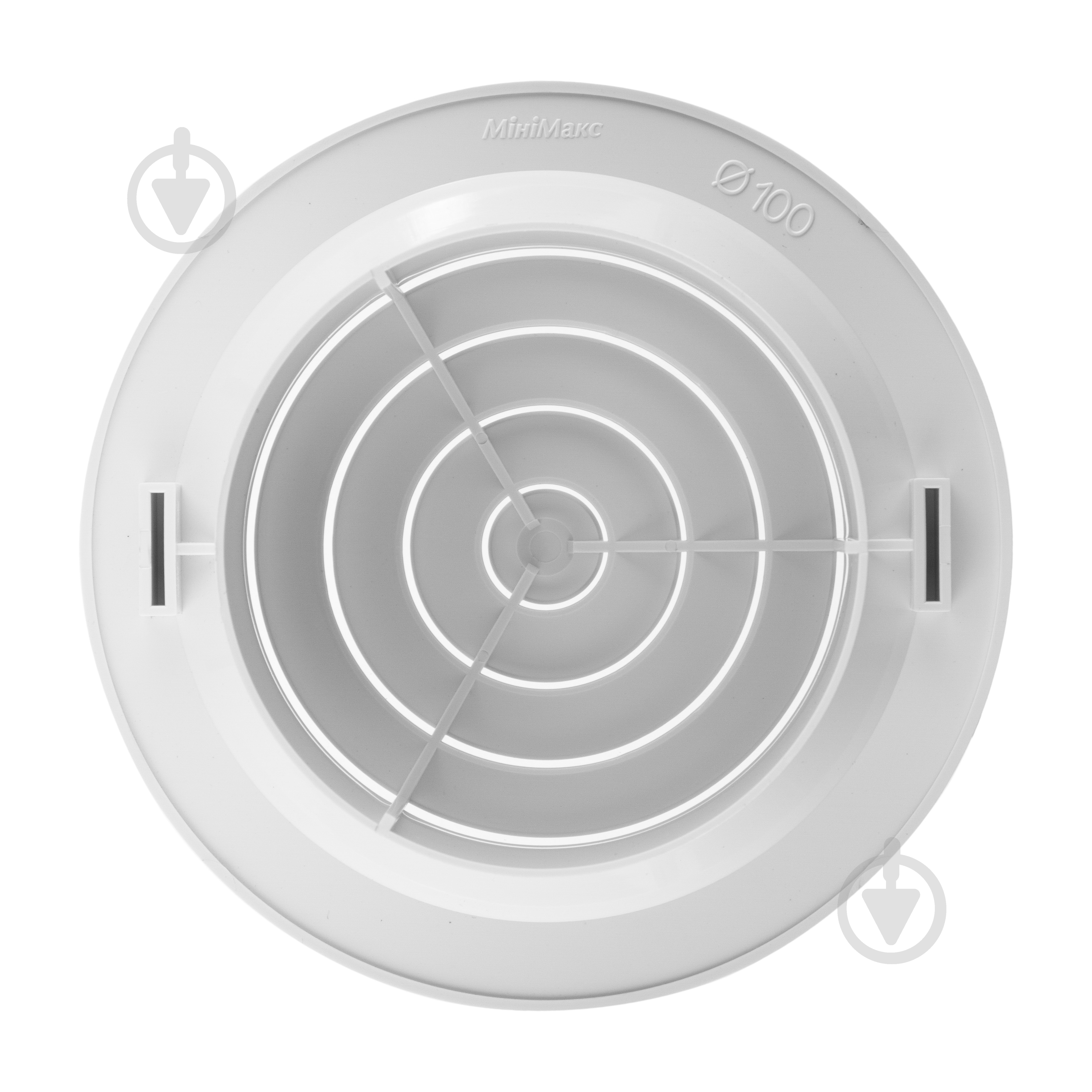 Дифузор MiniMax вентиляційний з фланцем і пружинним кріпленням d150 х d100 мм (2401) пластик білий - фото 4 Дифузор MiniMax вентиляційний з фланцем і пружинним кріпленням d150 х d100 мм (2401) пластик білий - фото 4