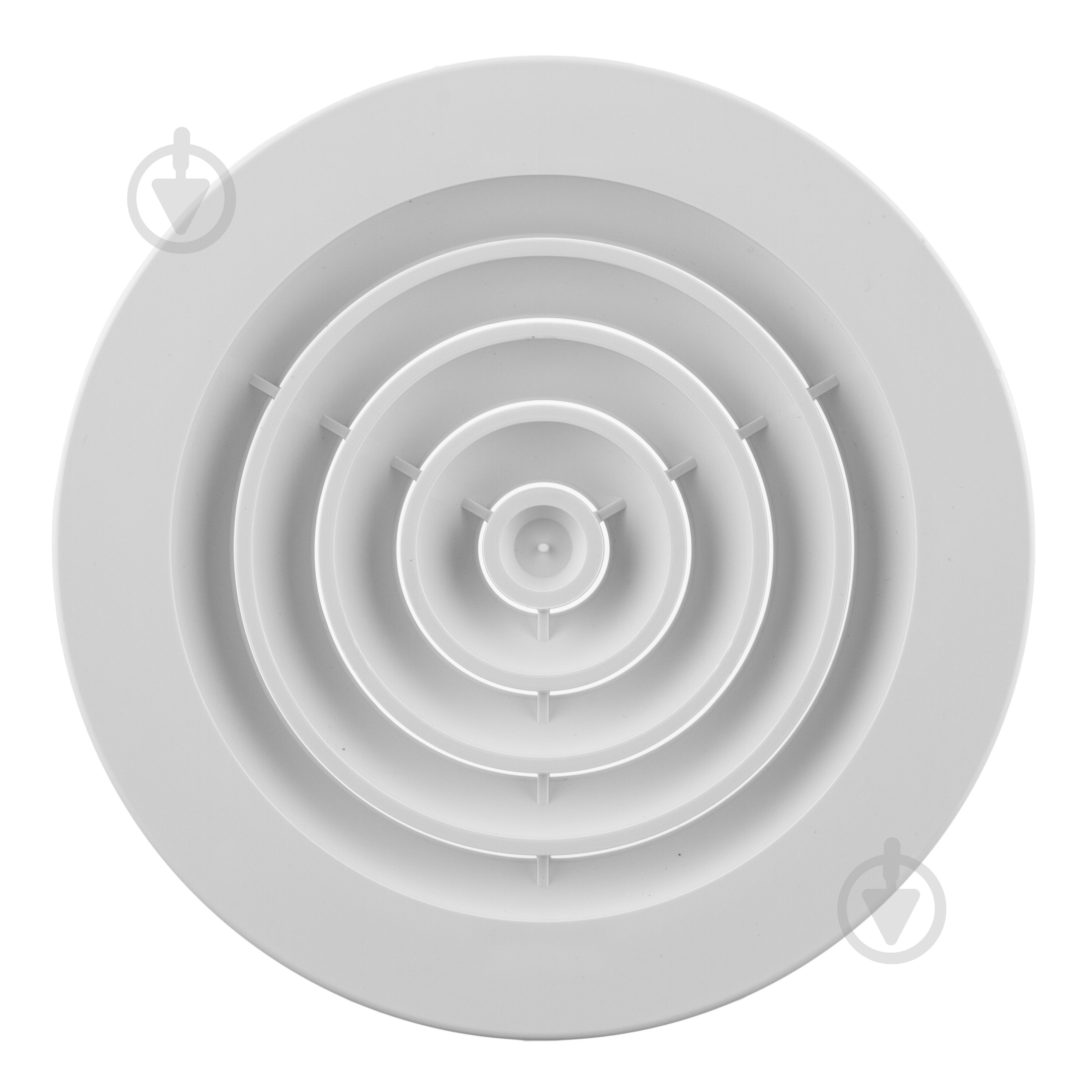 Дифузор MiniMax вентиляційний з фланцем і пружинним кріпленням d150 х d100 мм (2401) пластик білий - фото 2 Дифузор MiniMax вентиляційний з фланцем і пружинним кріпленням d150 х d100 мм (2401) пластик білий - фото 2