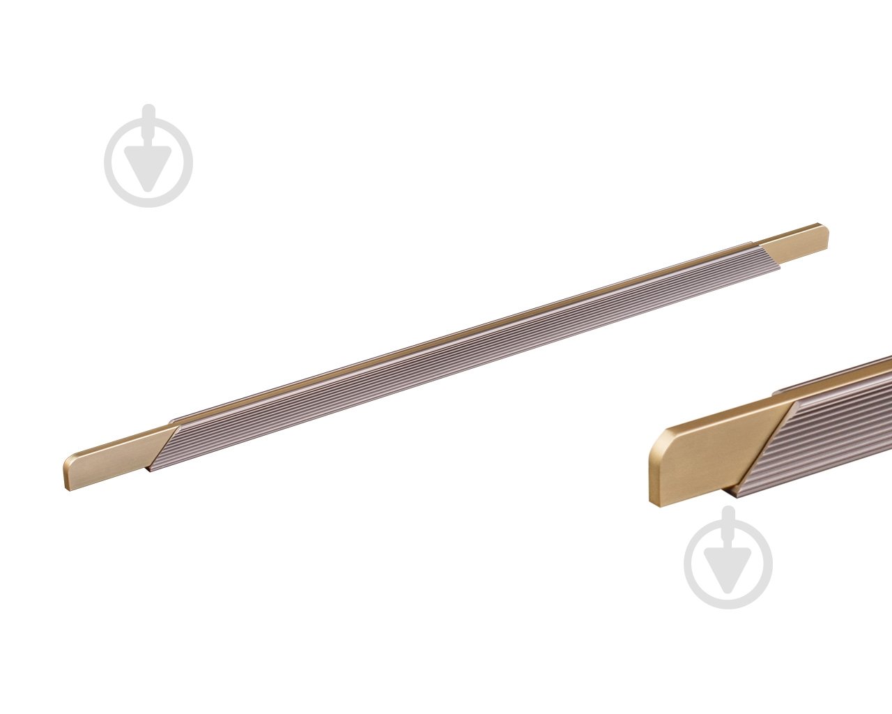 Мебельная ручка профильная DC DL 9389/448 ChSl/GMt 448 мм 148868 шампань/ золото матовое - фото 1 Мебельная ручка профильная DC DL 9389/448 ChSl/GMt 448 мм 148868 шампань/ золото матовое - фото 1