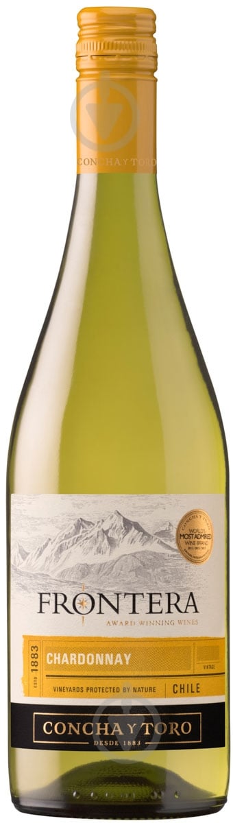 Вино Frontera Chardonnay белое полусухое 0,75 л - фото 1