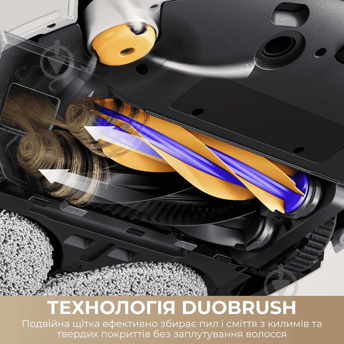 Робот-пилосос мийний DREAME X60 Ultra Complete Black black — фото 11