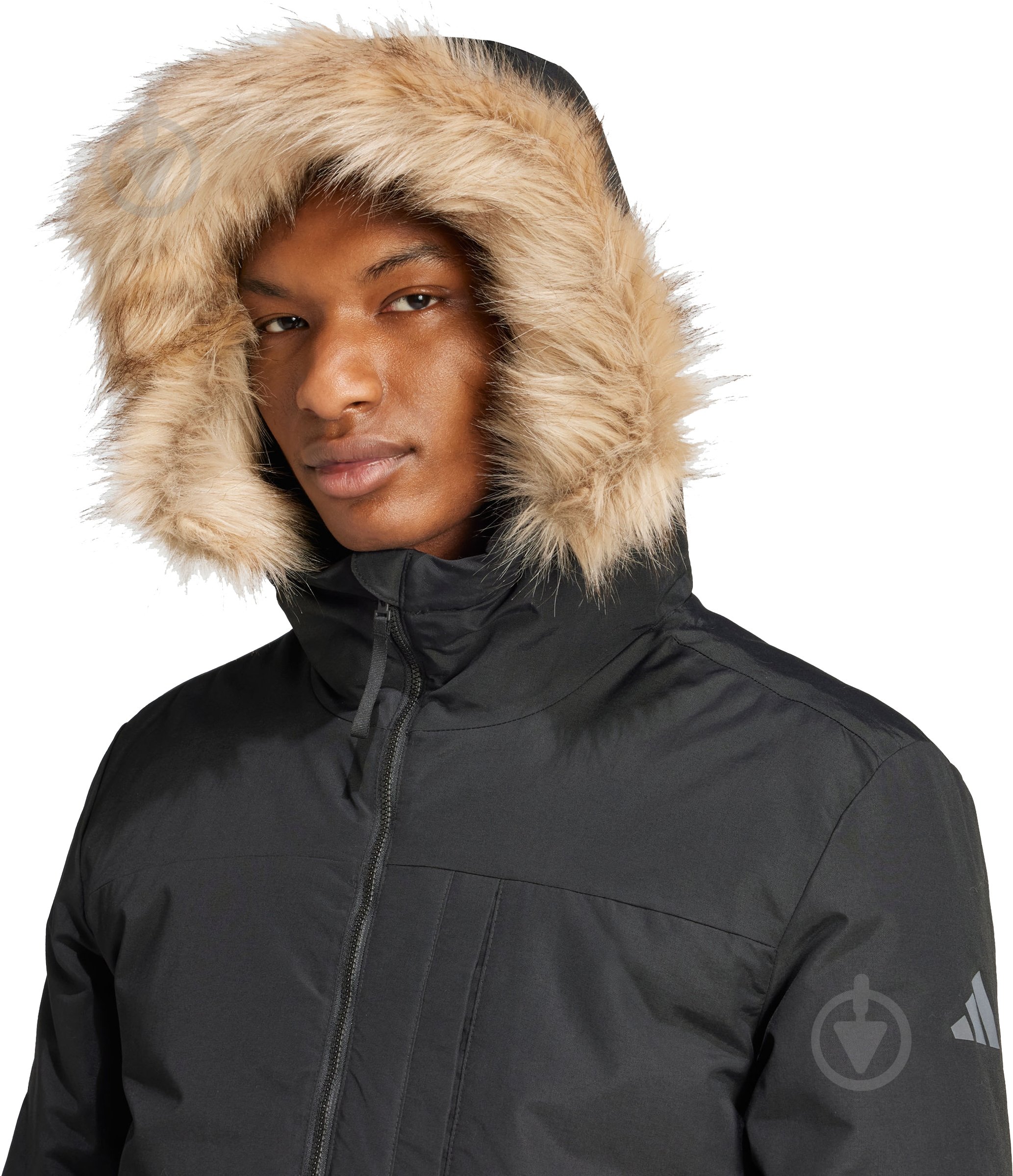 ᐉ Куртка-парка чоловіча зимова Adidas PAVERIC FUR PAR IX8888 р.S