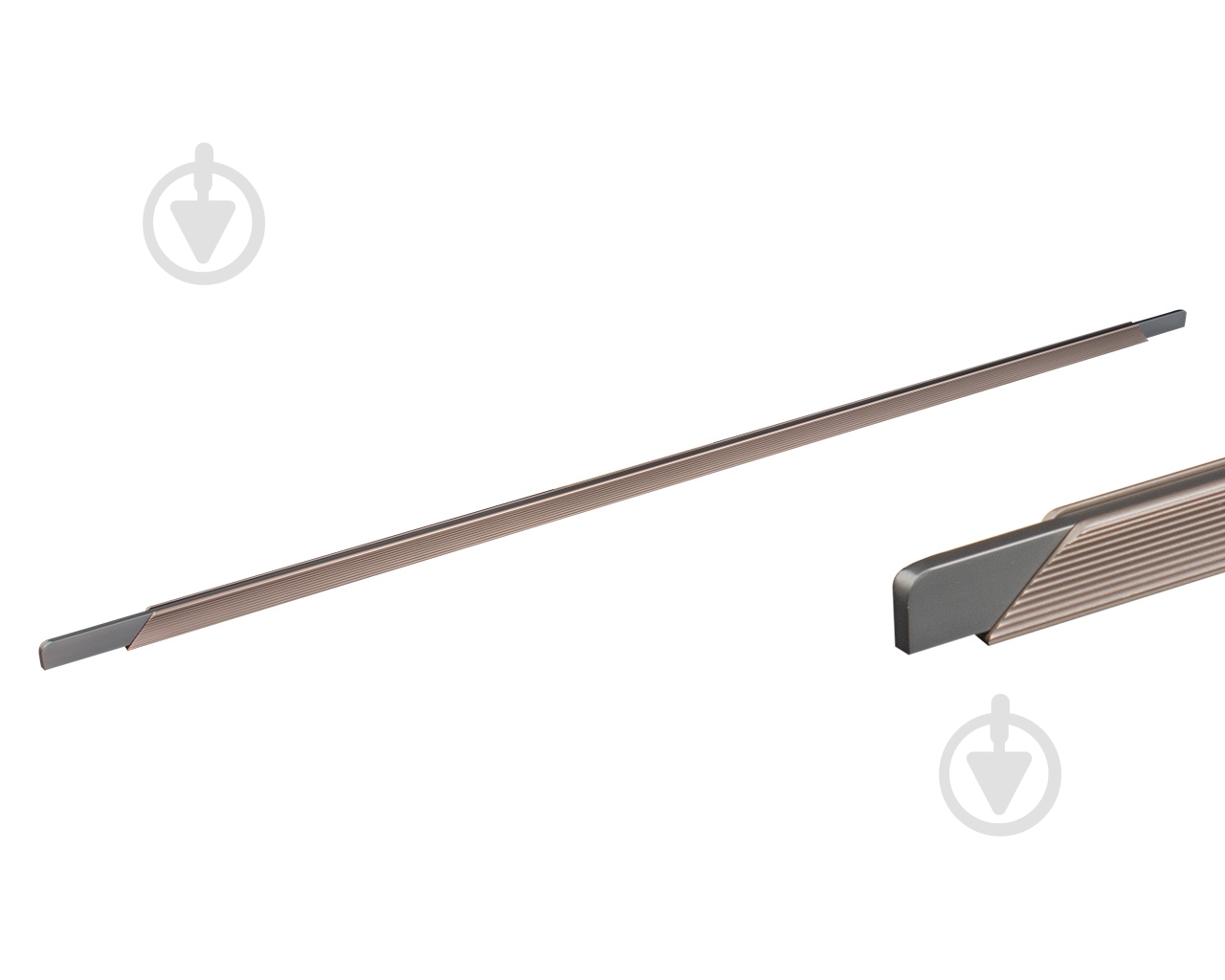 Мебельная ручка профильная DC DL 9389/850 ChSl/Gr 850 мм 148881 шампань/ графит - фото 1 Мебельная ручка профильная DC DL 9389/850 ChSl/Gr 850 мм 148881 шампань/ графит - фото 1