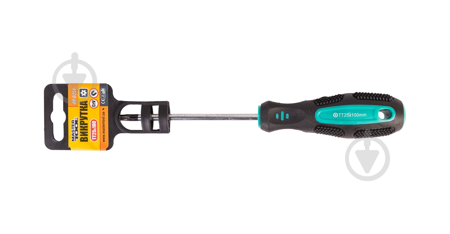 Викрутка MasterTool TORX TT25x100 мм 49-0251 - фото 3