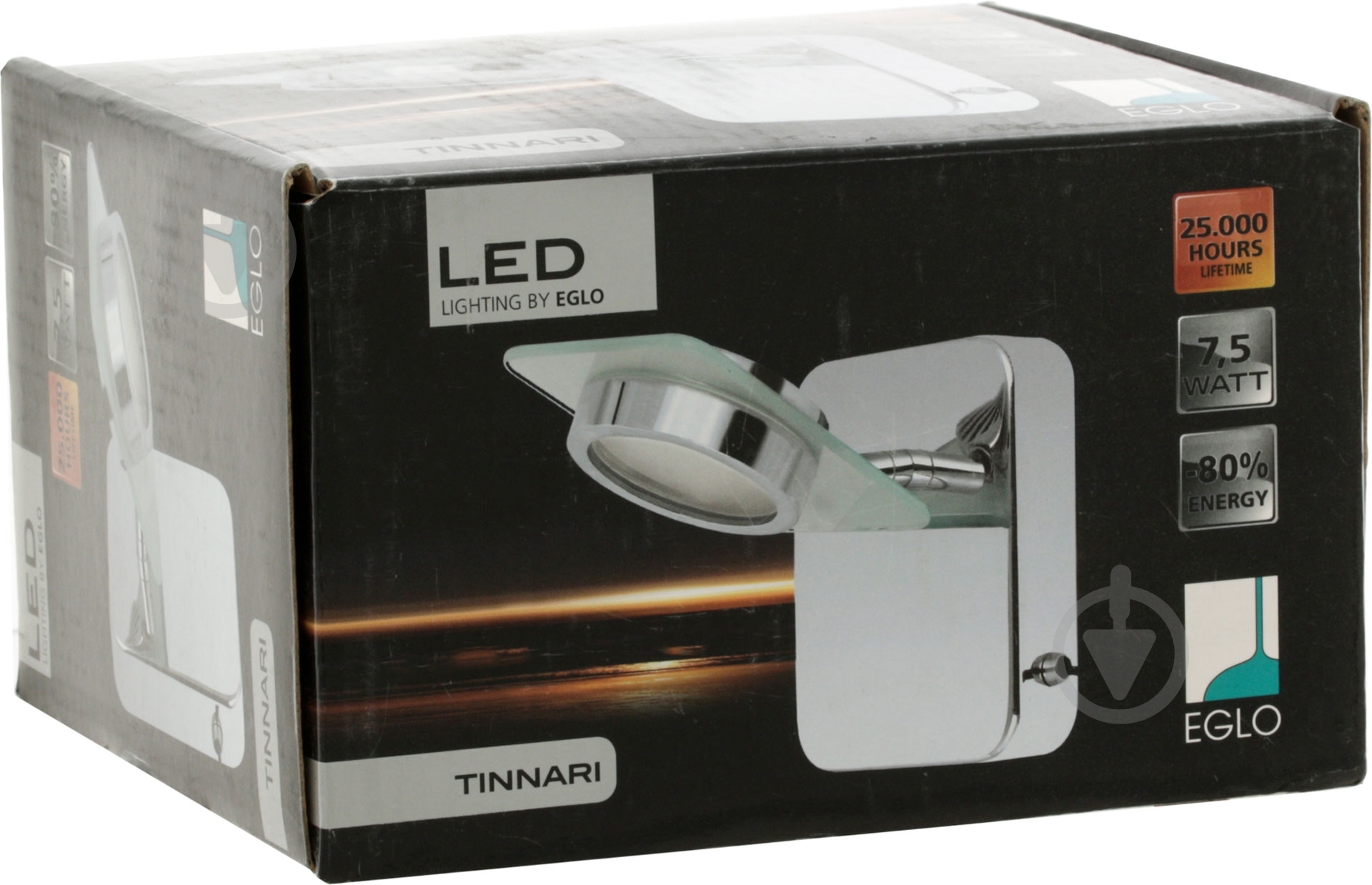 Спот Eglo TINNARI LED 1x7,5 Вт хром 91633 - фото 3