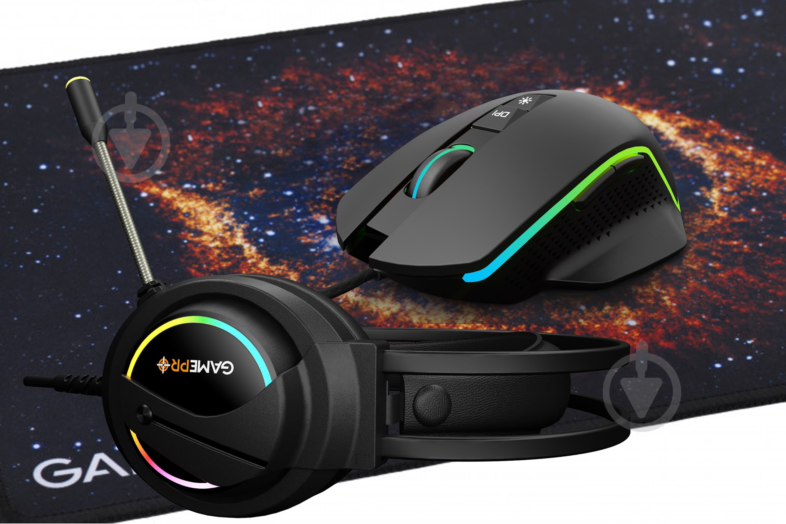 Комплект миша + гарнітура GamePro Gameset 3 в 1 USB (GS890) - фото 4