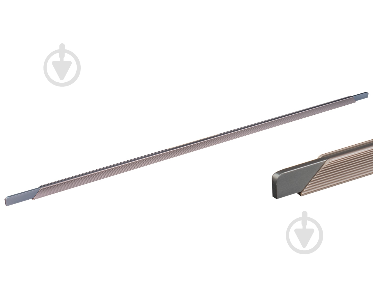 Мебельная ручка профильная DC DL 9389/1052 ChSl/GR 1052 мм 148882 шампань/ графит - фото 1 Мебельная ручка профильная DC DL 9389/1052 ChSl/GR 1052 мм 148882 шампань/ графит - фото 1