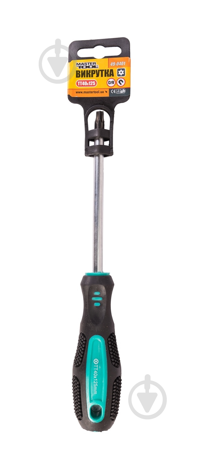 Отвертка MasterTool TORX TT40x125 мм 49-0401 - фото 3 Отвертка MasterTool TORX TT40x125 мм 49-0401 - фото 3