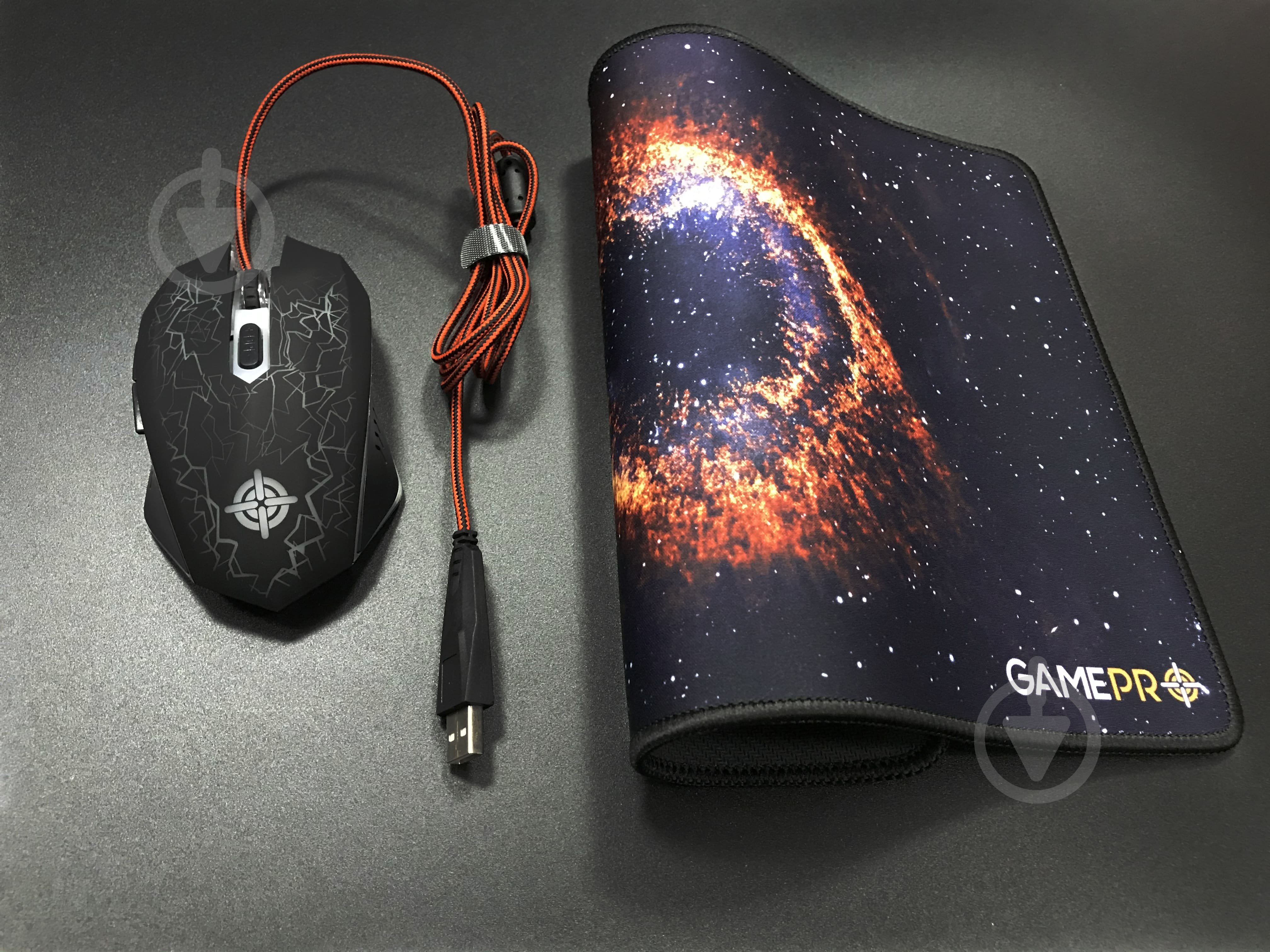 Комплект GamePro Gameset 2 в 1 USB миша + ігрова поверхня (GS347) - фото 10
